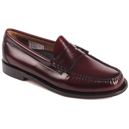 Bass Weejuns Heritage Larson 60s Mod Ivy league Penny Loafers in Wine