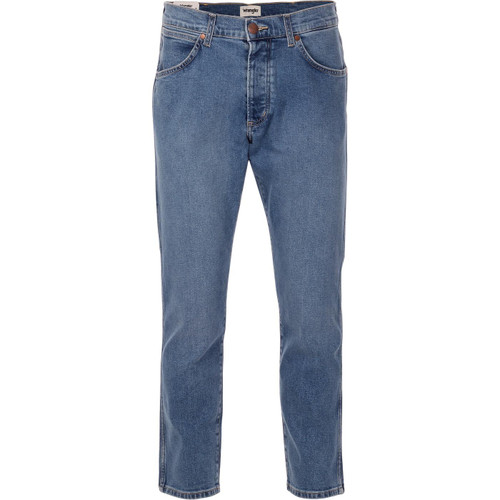 wrangler mens slider regular tapered jeans blue stone wrangler mens slider regular tapered jeans blue stone