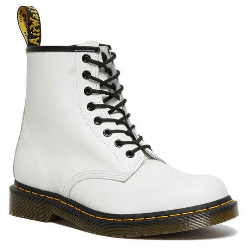 dr martens 1460 womens white smooth chelsea boots 