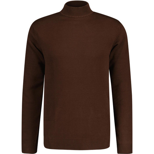 Madcap England Eastwood 1960s Mod Mock Turtleneck Jumper in Potting Soil