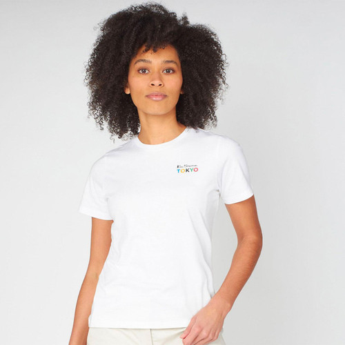 Ben Sherman x Team GB Women's Tokyo Back Print Olympics Tee in White