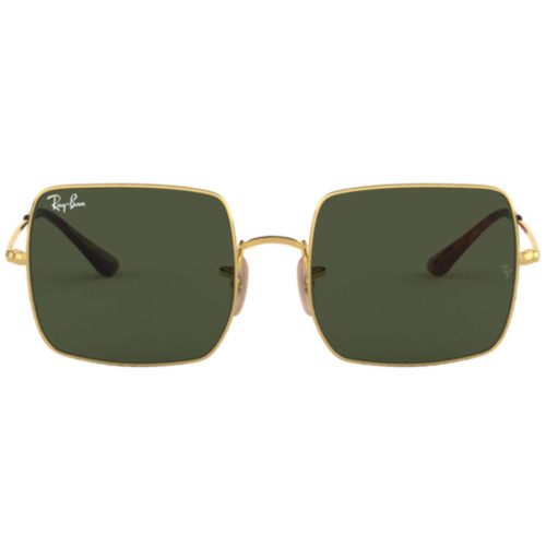 Ray-Ban 1971 Square Sunglasses Retro 70s Gold Green
