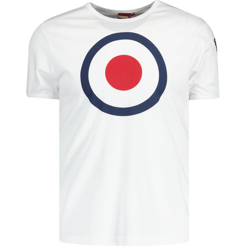 MERC RETRO MOD TARGET T-SHIRT TICKET WHITE