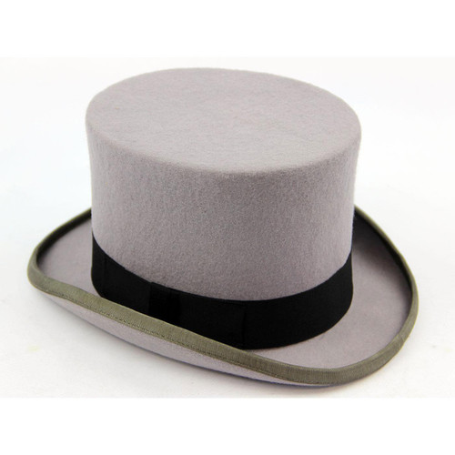 RETRO VINTAGE MENS TOP HAT GREY