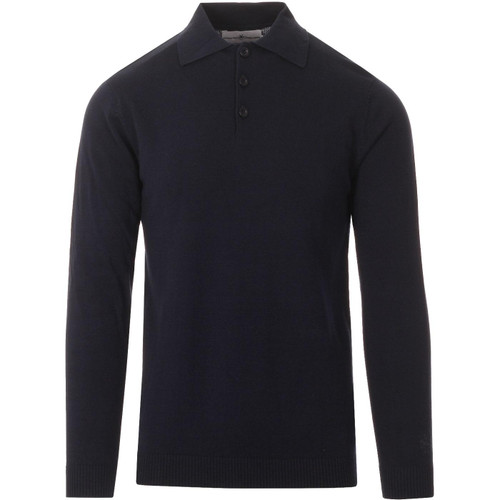 madcap england brando retro 60s mod knit polo navy