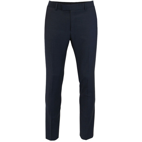 Madcap England 1960s Mod Tailored Mohair Blend Suit Trousers in Navy Main View
