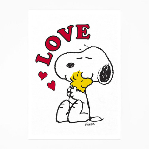Magpie x Peanuts Snoopy Love Tea Towel