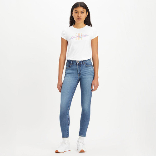 Levi's 711 Double Button Jeans in Blue Wave A62150002