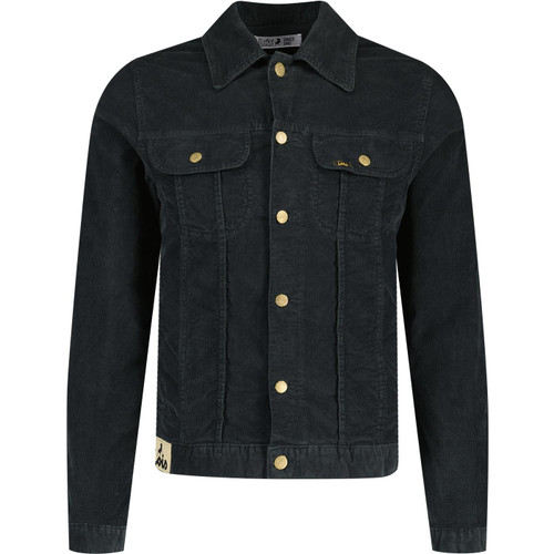lois mens tejana retro mod needle cord trucker jacket charcoal