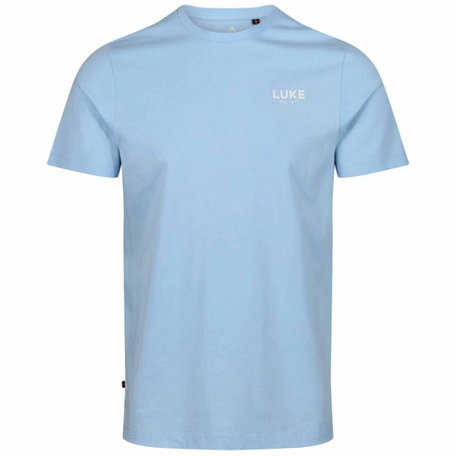 Luke Superb Crew Neck T-shirt in Sky Blue M730180