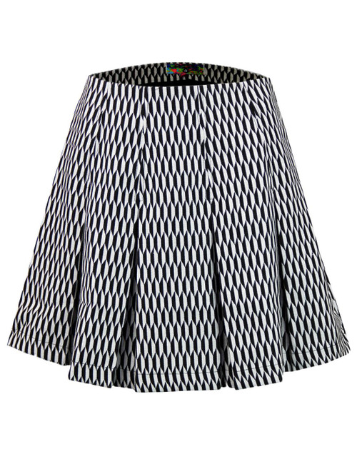 madcap england retro pleated diamond tennis skirt
