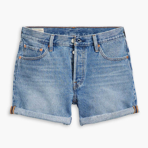 Levi's 501 Women's Rolled Denim Shorts in Must Be Mine 299610035