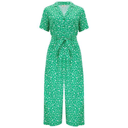 Sugarhill Brighton Scatter Print Pandora Jumpsuit in Green JS0179