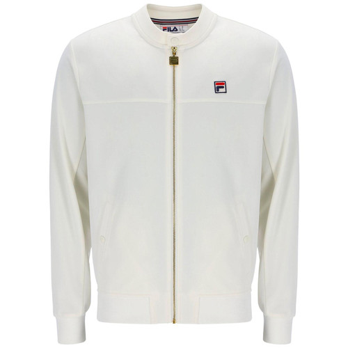 Fila Vintage Men's Terrence Tricot Track Top in Gardenia White SS25MH011 130 