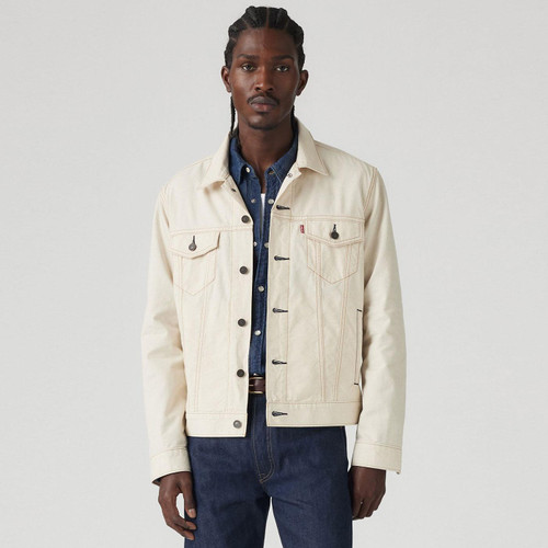 Levi's Denim Trucker Jacket in Longing for Summer Ecru 723340727