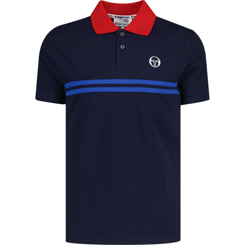 Sergio Tacchini Supermac Men's Mod Polo Shirt in Maritime Blue STM14366 2251