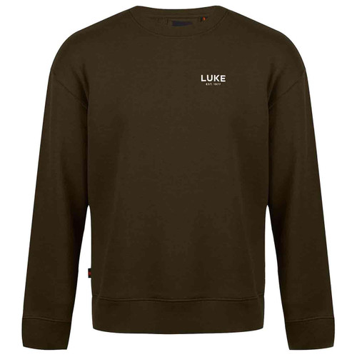 Luke Exceptional Relaxed Fit Sweatshirt in Dark Green M760354