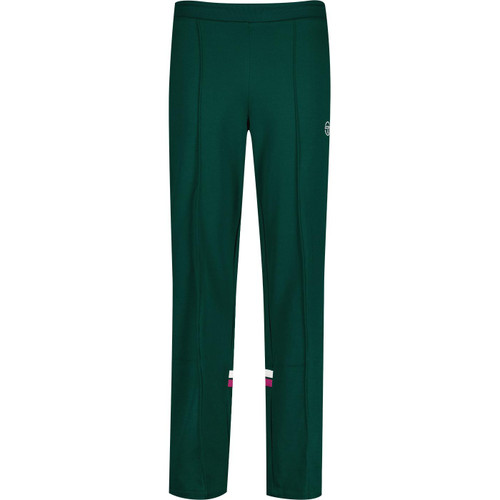 sergio tacchini womens miss tomme retro decorative front seam track pants rainforest green