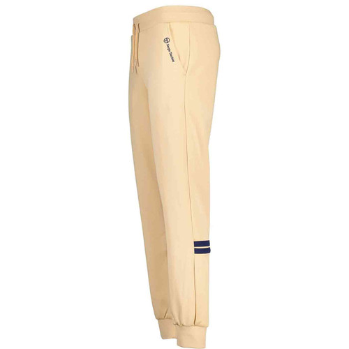 Sergio Tacchini Blow Calf Stripe Retro Track Pants in Latte