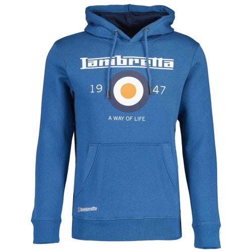 Lambretta Mod Target Hoodie in Dark Blue SS8289
