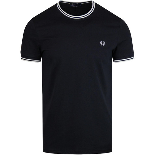 Fred perry twin tipped mod crew neck tee navy