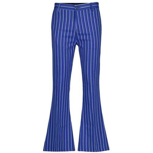 Madcap England Classic Blue Mod Stripe Flared Trousers MC1014