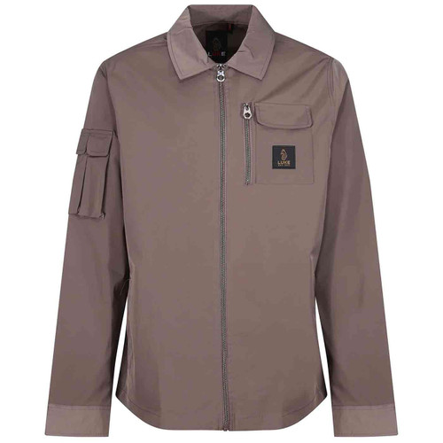 Luke Vietnam Zip Through Utility Jacket in Mushroom M730750