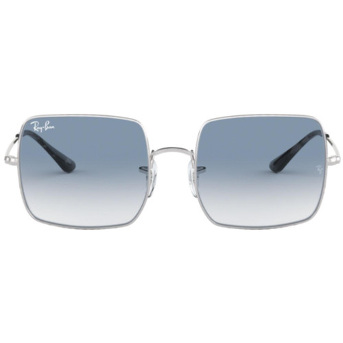 Ray-Ban 1971 Square Sunglasses Retro 70s Silver Blue