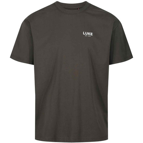 Luke Exquisite Retro Men's Relaxed Fit T-shirt in Dark Green M760160