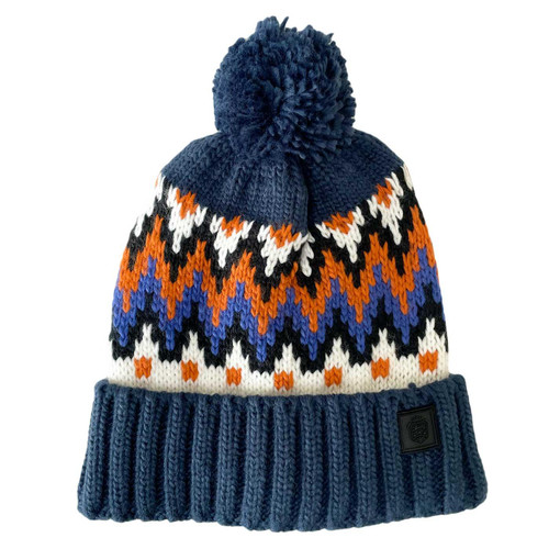 Failsworth Retro Alpine Bobble Hat in Piste