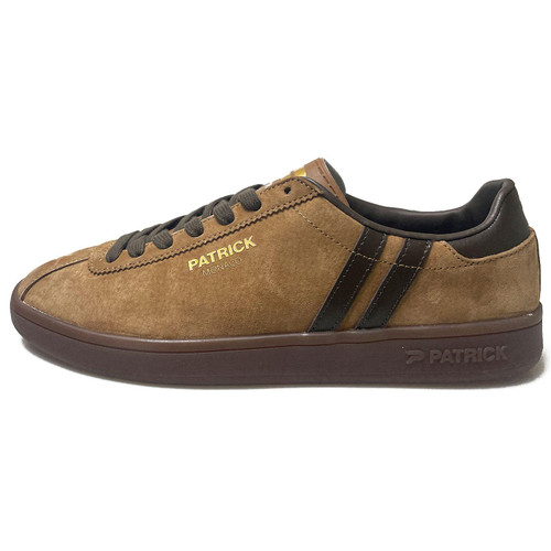 Patrick Monaco Men's Retro Cupsole Trainers in Brown