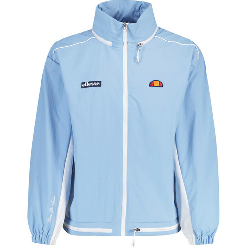 ellesse mens gandini live forever full zip hooded jacket light blue