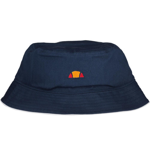 ellesse mens lorenzia live forever 90s twill bucket hat navy