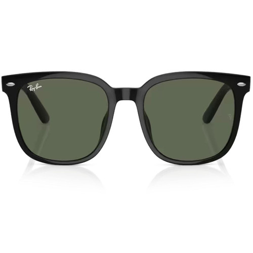 Ray-Ban Large Lens Low Bridge Sunglasses in Black with Green lens RB4401D 601/71