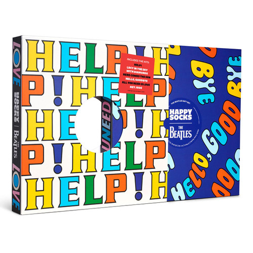 Happy Socks x The Beatles 6 Pack Gift Set P003944 Box Photo 1