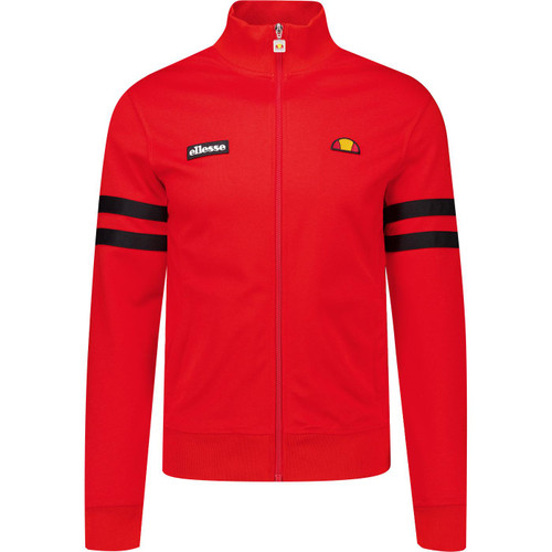 ellesse mens roma 80s casuals sleeve stripe zip track jacket red ellesse mens roma 80s casuals sleeve stripe zip track jacket red
