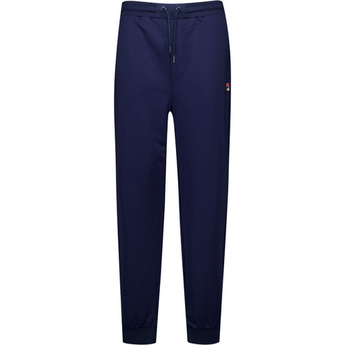 Fila Vintage Henri Men's Retro 80s Jogging Bottoms in Navy