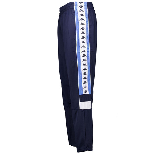 Kappa Banda Memzo Retro 80s Omni Stripe Track Pants in Blue Night