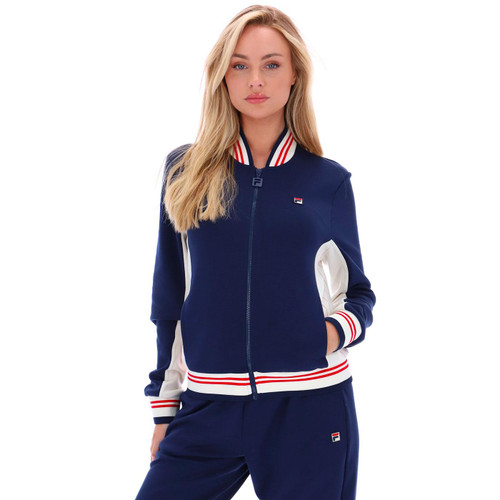 Fila Vintage Silvana Women's Settanta Track Top Jacket in Navy FW25WC011 410