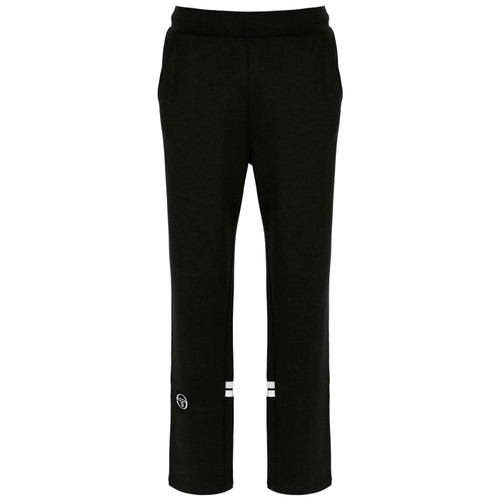 Sergio Tacchini Orion Retro 80s Track Pants in Black and White STM14595 166