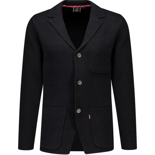 merc london mens bende retro mod milano knitted button through v neck cardigan blazer black merc london mens bende retro mod milano knitted button through v neck cardigan blazer black