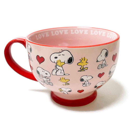 House of Disaster Peanuts 3D Snoopy Love Ceramic Mug