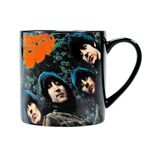 The Beatles Rubber Soul Mug Boxed Mug in Black