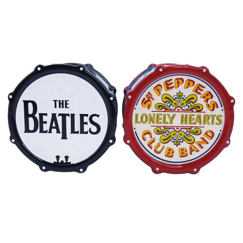 The Beatles Sgt Peppers Set of 2 Egg Cups by Half Moon Bay - Retro Homeware - Main View