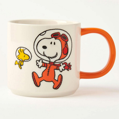 Magpie x Peanuts Snoopy and Woodstock Spaced Out Mug in Box - Retro Gifts - Main View