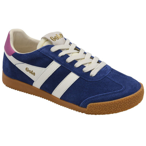 Gola Classics Elan Women's Retro Suede Trainers in Deep Blue CLB538ET - Main View