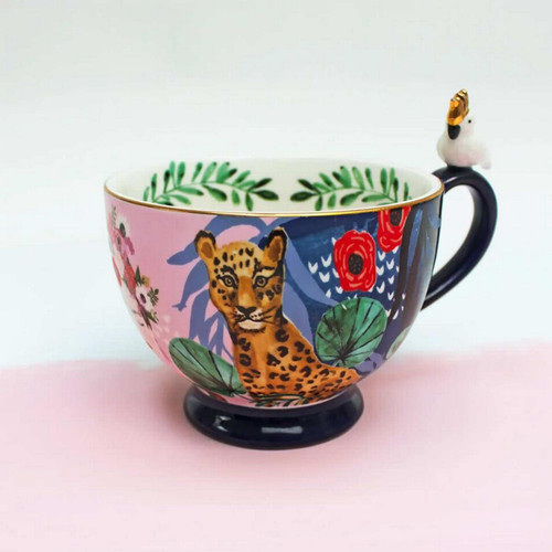 Frida Kahlo Retro Tropical Cup in Box - Retro Gift Ideas - Main