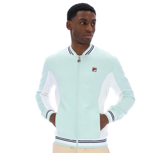 Fila Vintage Settanta Men's Track Jacket in Surf Spray Green