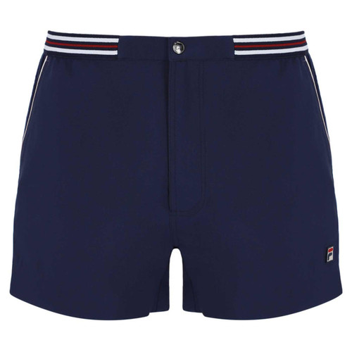Fila Vintage Hightide 4 Mens Retro 70s 80s Tennis Shorts in Navy