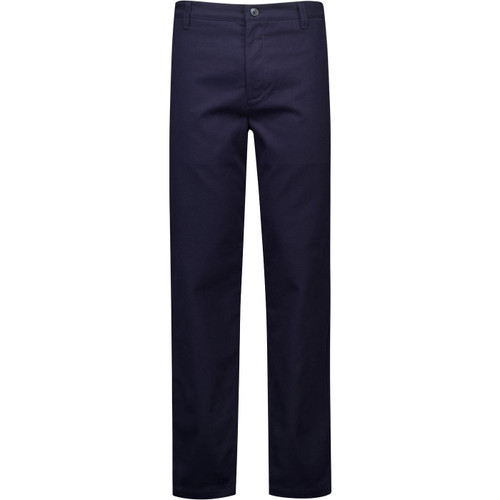 Gabicci Vintage Mens Curtis Plain Chino Trousers Navy